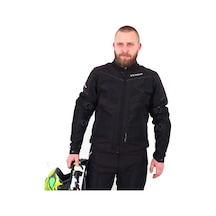 Venom Ceket Rock Cordura ( Impactec Korumalı ) Siyah