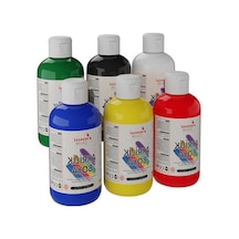 Ana Renkler Akrilik Boya 6'lı Set 6x250gr 0,15 L