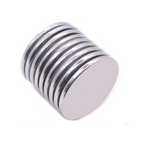 10 Adet 25x2,5 Mm Yuvarlak Güçlü Neodyum Mıknatıs Çap 25mm Kalınlık 2,5mm