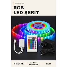 Onerous 4 M Rgb Led Şerit, 24 Tuş Kumandalı