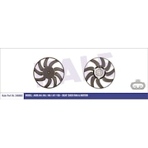 Kale Fan Motoru-400 Mm 400w Audı A4 08-15 A5 10-16 A6 11-14 Klr-346860