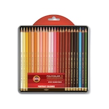 Koh-i Noor Set Of Artists Coloured Penci 3824 24 Por Çok Renkli