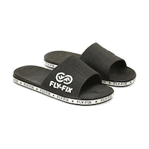 Fly-Fix Kaymaz Düz Topuklu Unisex Terlik Siyah