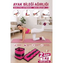 1 Kg Fuşya Deluxe Comfort El Ayak Ağırlığı Fuşya
