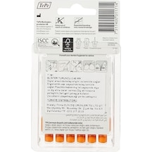 Blister 0.45 Mm - Turuncu Diş Arayüz Fırçası 1 X 6 Adet 2 Paketi Açık Ahşap