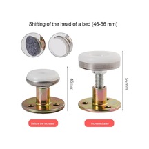 Yatak Çerçevesi Mobilya Sabit Braket Donanım Bağlantı Elemanları 46mm-56mm