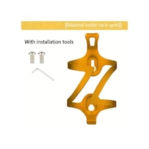 Willowhaven Golden Bisiklet Su Şişesi Tutucu - Ayarlanabilir Kelepçe, Aerodinamik, Çerçeve Uyumlu Altın