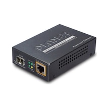 1000base-x To 10/100/1000base-t 802.3at Poe Media Converter, Lc Fiber Interface, Supports Multi / Si
