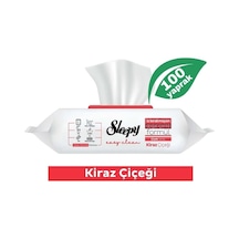 Sleepy Easy Clean Kiraz Çiçeği Yüzey Temizlik Havlusu 100 Lü 24'li Paket 24'lü Set