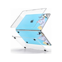 Macbook Air 13.3 İnç Kristal Parlak Şeffaf Sert Kılıf A1932 A2179 A2337 M1 Uyumlu + Çoklu Kedi Desenli 3m Sticker + Şeffaf Uk Enter Klavye Koruyucu 3'lü Set Açık Yeşil Belirtilmemiş