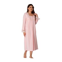 Kadın Pembe Hamile Lohusa Gecelik, L, Ef2404ef-86d0018319500 Açık Bej - Beyaz