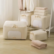 Unimarket Büyük Saklama Torbaları, Büyük Kapasiteli Katlanabilir Saklama Torbaları Giysi Organizatörü, Güçlendirilmiş Saplı Ve Yorgan Ve Battaniyeler Için Sağlam Fermuarlar Organiz Tt0ky8