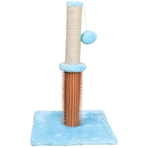 Suntek Kedi Tırmalama Direği Mobilya Yatağı Evcil Hayvan Mavi