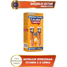 Vitamin C D Zinc 15 Efervesan Tablet - 1 Alana 1 Hediye Avantajlı Paket