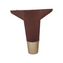 Zeygen Roma Plastik Mobilya Baza Koltuk Kanepe Ayağı 14 Cm Ceviz 6 Adet