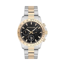 U.s. Polo Assn. Uspa1108-05 Quartz Çelik Altın/gri Siyah Kadran 42 Mm Erkek Kol Saati