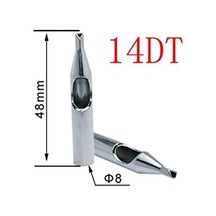 14 Dt L316 Paslanmaz Çelik İğne Ucu - Tattoo Çelik Uç