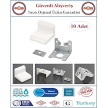 Mobilya Dolap Montaj Askı Elemanı - 10 Adet