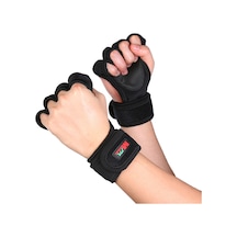 Vkemall F02-l Sıcaklık Sağlayan Spor Eldivenleri - Soluklu Neopren, Ayarlanabilir Bilek Kayışı, Tam Palmiye Kapaklı, Açık El Tasarımı