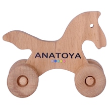 Ahşap İki Boyutlu Oyuncak At - Anatoya