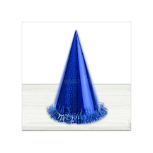 Hologram Karton Şapka. 32 CM - Lacivert