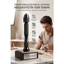 Zenvac Mini El Matkabı - Hobi Ve Takı Tasarımı İçin Hassas Mandrenli Pin Mengene 723229 Zenvac29