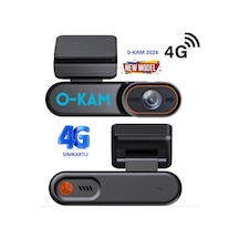 O-kam 2026 Araç Kamerası 4g Sim Kartlı Gps + Google Maps