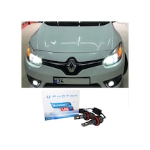 Renault Fluence Led Xenon Uzun Far Ampulü H7 Ultimate 9500 Lumens Yeni Seri Beyaz