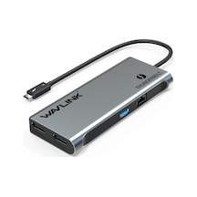 Cbtx Wavlınk Wl-utd05 4'ü 1 Arada Bağlantı İstasyonu Tip-c - 2 Displayport / Usb3.0 / Rj45, Thunderbolt 3 Usb-c - Dp Adaptör Desteği Çift 4k / 60hz