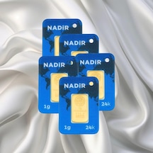 Leva Gold 1 Gr 24 Ayar Nadir Gram Altın 5 Adet
