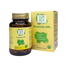 Sundex Bromelain Alfa 30 Bitkisel Kapsül