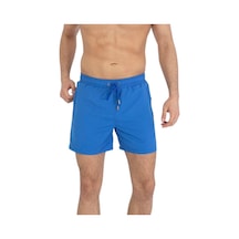 Miami Beach Saks Su İtici Özellikli Düz Renk Basic Erkek Plaj Deniz Şort Mayo - 301-saks 001