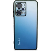 Newface Xiaomi Redmi Note 12 Pro 5g Kılıf Razer Lensli Silikon - Yeşil