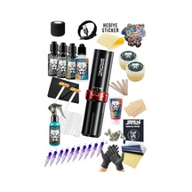 Bronc Max V12 Kablosuz 7 Stroke Değişebilir Dövme Makinesi Seti - Led Ekran Dövme Makinesi Seti