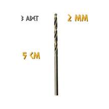 Kupa Tyson Metal Ahşap Delici Hss Matkap Ucu 2.0 Mm. - 3 Adet