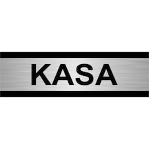 Kasa 10x20cm Gümüş Renk Metal Yönlendirme Levhası