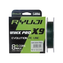 Winx Pro X9 150mt 0.14mm İp Misina Koyu Yeşil