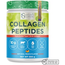Nature's Supreme Collagen Peptides Powder Şeftali 300 G