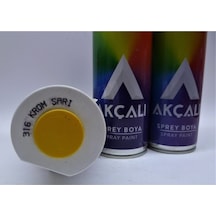 Akçalı Sprey Boya Krom Sarı 316 400ml Krom Sarı
