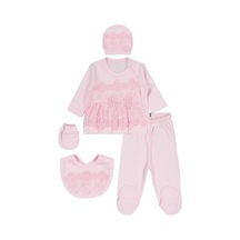 Civil Baby Fırfır Tüllü Zıbın Takımları - Pembe