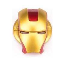 Start Stop Çerçevesi Koruyucu Kapak Metal Iron Man Sarı-kırmızı