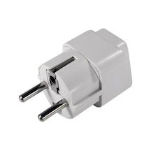 Evrensel Adaptör Seyahat Fişi Beyaz Ab Normu - 250v Ac 10 16a İngiliz Ve Amerikan Fiş Dönüştürücü Priz Adaptör