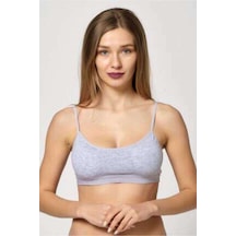 Pedli İp Askılı Gri Büstiyer Beden: L-xl Diğer