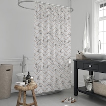 Jackline Duş Perdesi 5705 Model Çift Kanat 2X110X200 Cm Çok Renkli