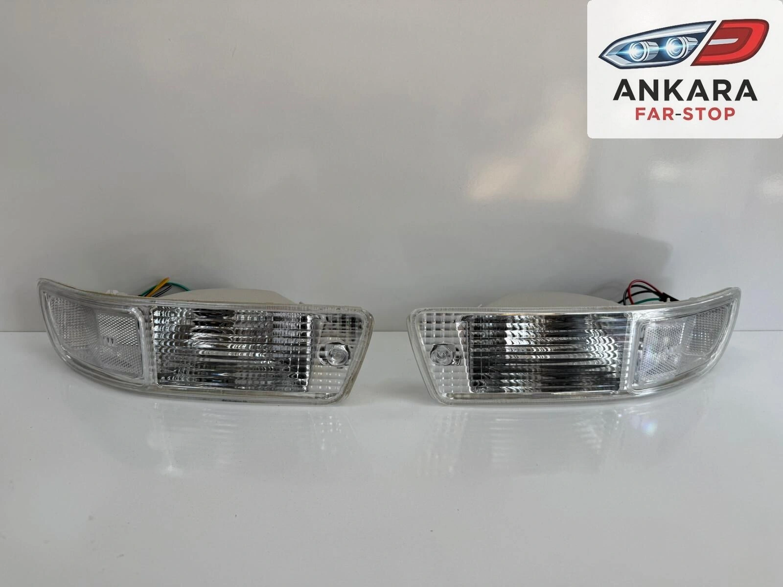 Toyota Rav-4 1998 - 2000 Ön Sinyal Lambası Sağ - Sol Takım Şeffaf Tip