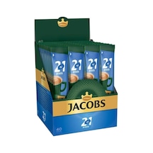 Jacobs 2'si 1 Arada Kutu 40 X 16g Karışım Kahve Granül
