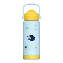 Sipnjoy - Flipsip Çocuk Su Termosu 550 Ml - Snappy Croc Sanppy Croc