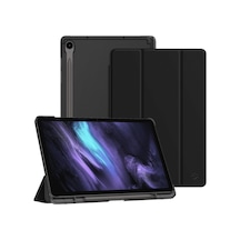 Samsung Uyumlu Galaxy S10 Fe+ Plus 13.1inç Kılıf Flip Cover Kalem Bölmeli Pc Case Kapaklı