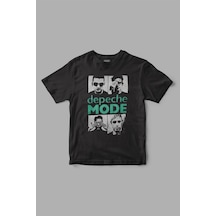 Depeche Mode Baskılı Tişört Siyah
