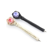 5 Adet Tükenmez Kalem Polyester El Tasarımlı Işıklı 16 Cm Ballpoint Pen Alk2440 1